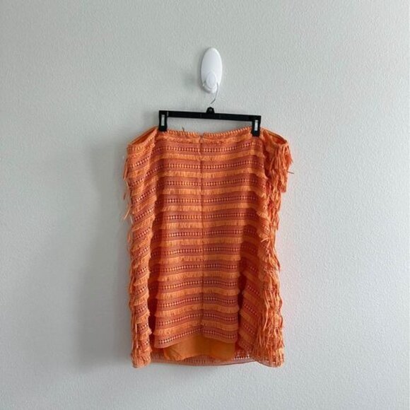 Anthropologie Let me Be Fringed Plus Size Mini Dress NWT- Sz 1X - Picture 7 of 8